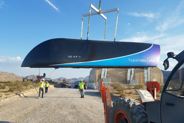 Virgin Hyperloop-ის "მატარებელი"