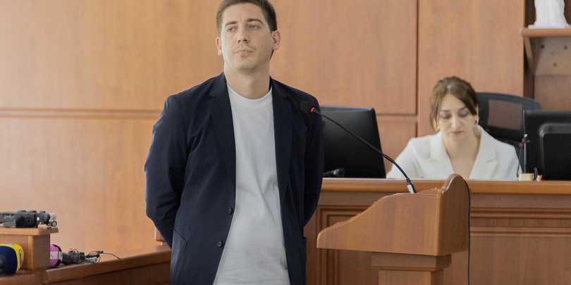 ირაკლი დგებუაძე სასამართლოში ჩვენების მიცემისას