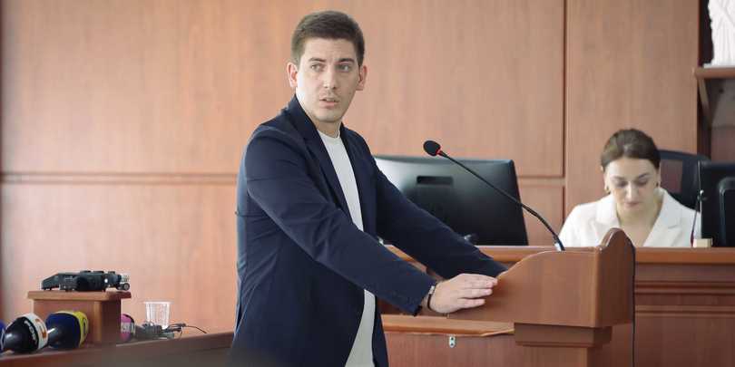 ირაკლი დგებუაძე სასამართლოში ჩვენების მიცემისას